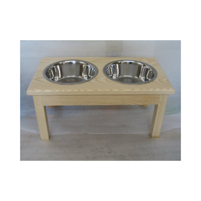 Herbert 2 Bowl Pet Diner Tucker Murphy Pet Finish Natural