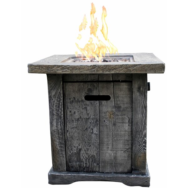 Hoskin MgO Propane Fire Pit By Millwood Pines