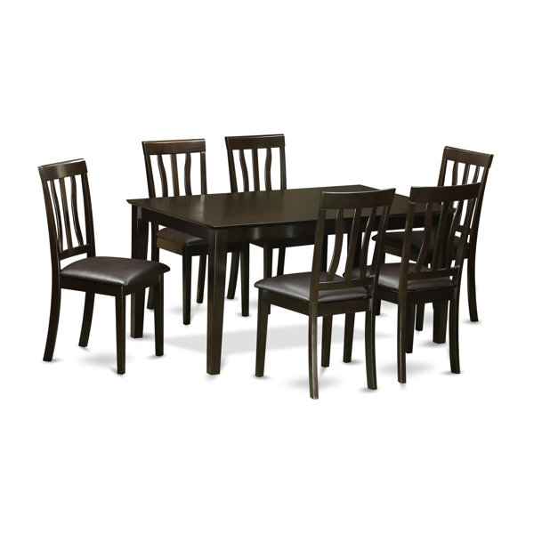 Modern Capri 7 Piece Dining Set By Wooden Importers Read Reviews