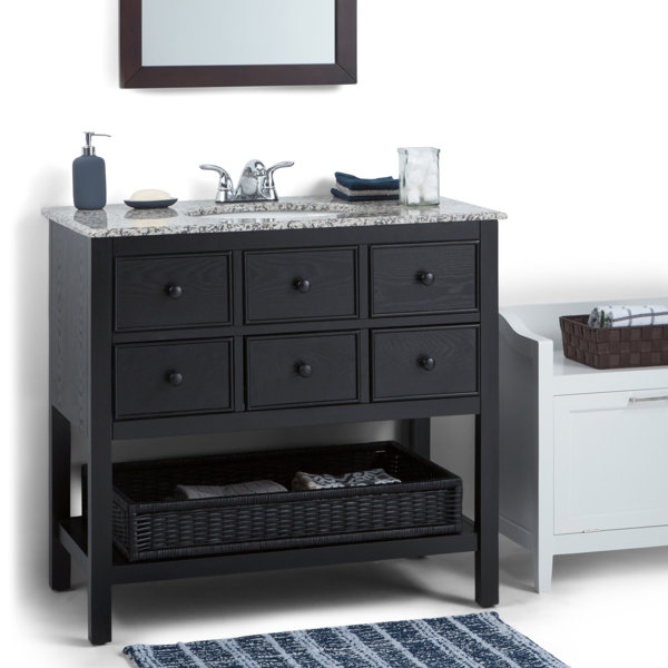 Burnaby 36 Single Bathroom Vanity Set by Simpli Home