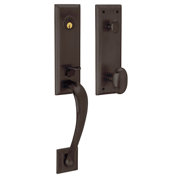 Cody Full Dummy Handleset with Interior Lever and Trim and Emergency Egress by Baldwin