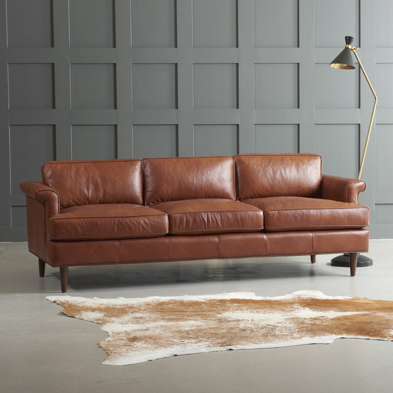 Carson Leather Sofa Reviews Joss Main