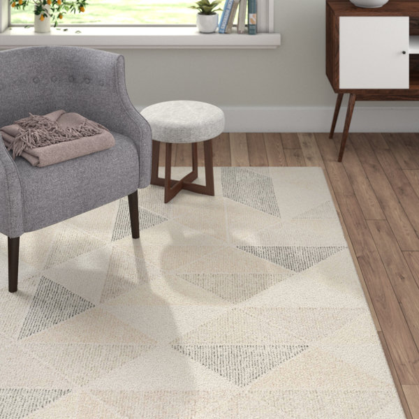 Madero Hand-Tufted Charcoal/Ivory Area Rug by Langley Street