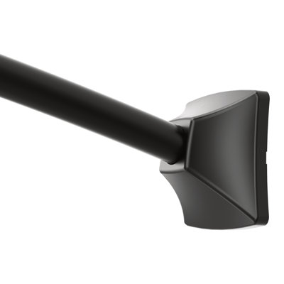 Matte Black Shower Curtain Rods You Ll Love In 2020 Wayfair