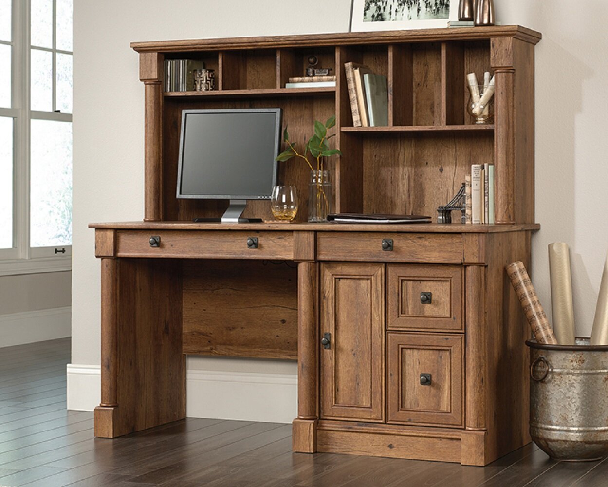 Canora Grey Veney Computer Desk With Hutch Wayfair