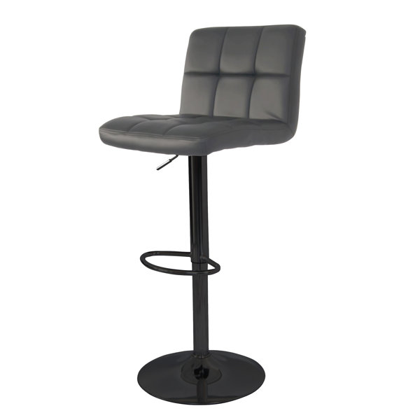 Ransome Adjustable Height Swivel Bar Stool by Wrought Studio
