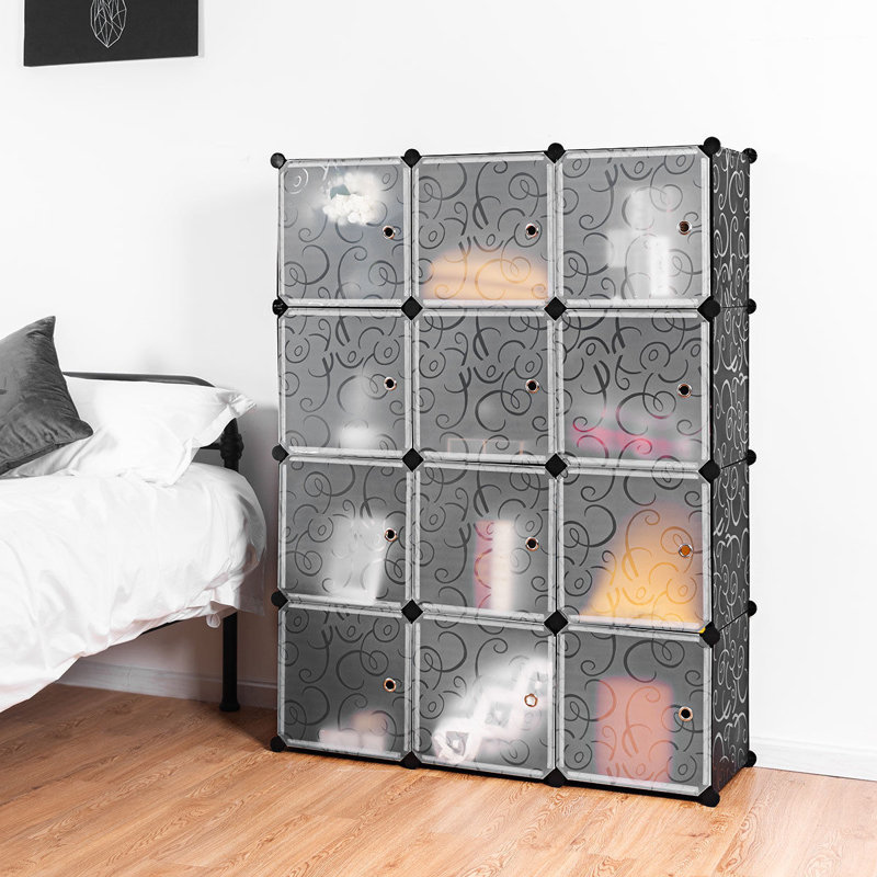 Rebrilliant Rutledge 43 5 W Diy 12 Cube Portable Storage