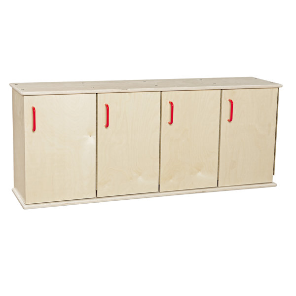 Contender 1 Tier 4 Wide Kids Locker by Wood Designs