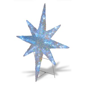 Ice Crystal Star Lighted Display