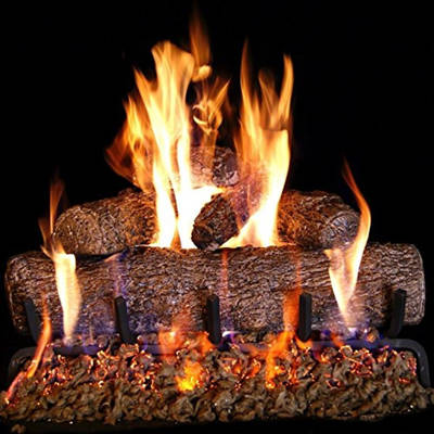 Regalflame 12 Piece Convert To Ethanol Fireplace Propane Gas Log