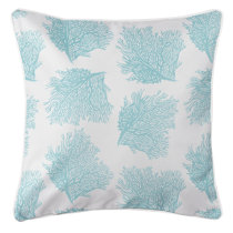 aqua throw pillows