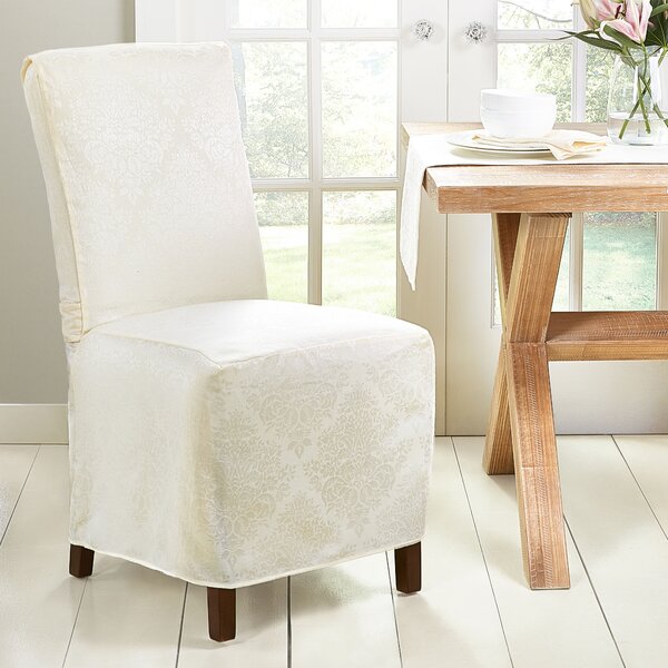 East Broadway Box Cushion Dining Chair Slipcover By House Of Hampton