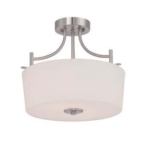 Naugatuck 2-Light Semi Flush Mount