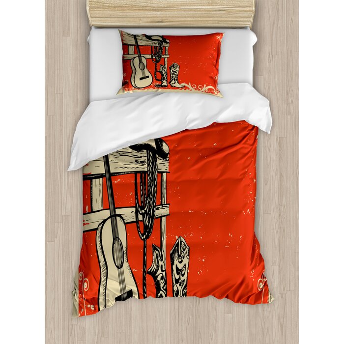 East Urban Home Western Duvet Cover Set Wayfair