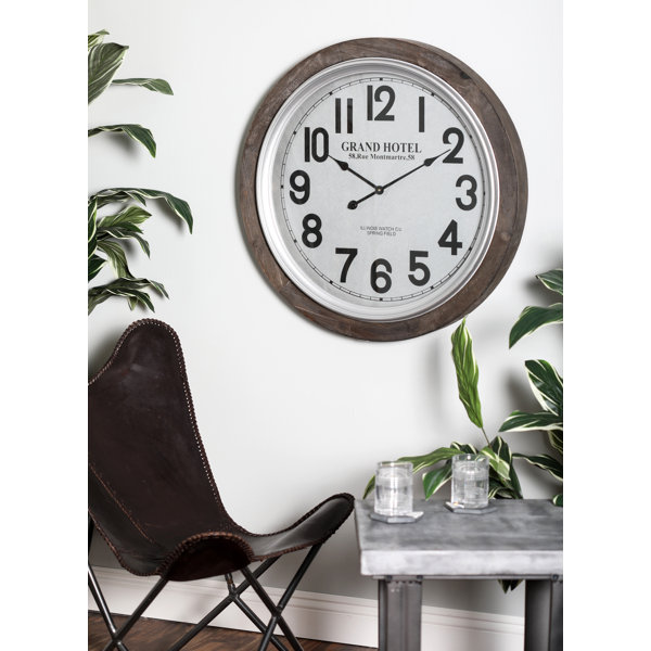Oversized Wood 31 Wall Clock by Cole & Grey| @ $254.99