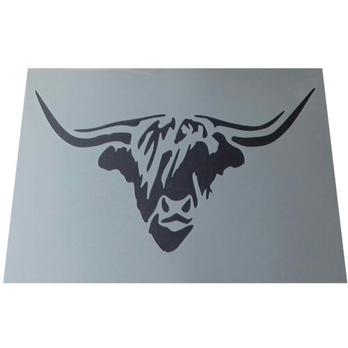 East Urban Home Highland Cow's Head Stencil | Wayfair.co.uk