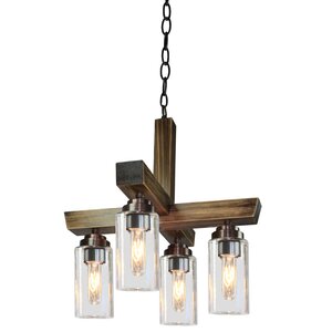 Home Glow 4-Light Kitchen Island Pendant