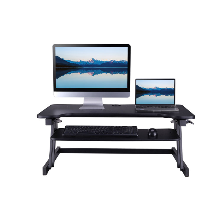 large standing desk converter large standing desk converter