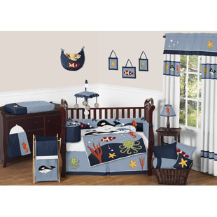 Beach Crib Bedding Wayfair Ocean 9 Piece Crib Bedding Set