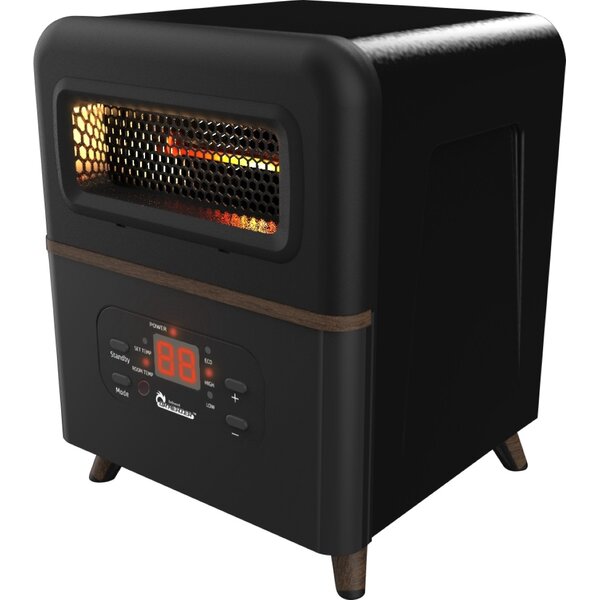 Dual Hybrid Space 1,500 Watts Electric Infrared Compact Heater By Dr. Infrared Heater
