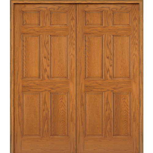 Verona Home Design Paneled Solid Manufactured Wood Unfinished