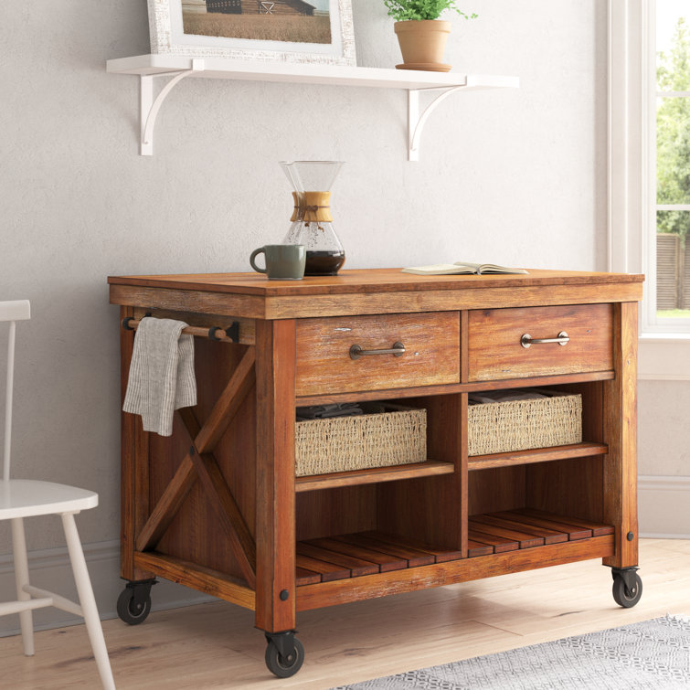 Birch Lane Vargas Kitchen Cart Reviews Wayfair