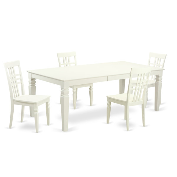Beesley 5 Piece White Wood Dining Set By Darby Home Co Find