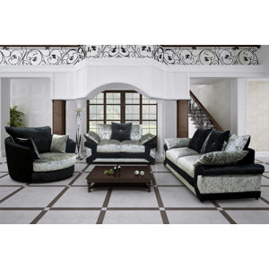 3-tlg. Wohnzimmer-Set Collier von Rosdorf Park