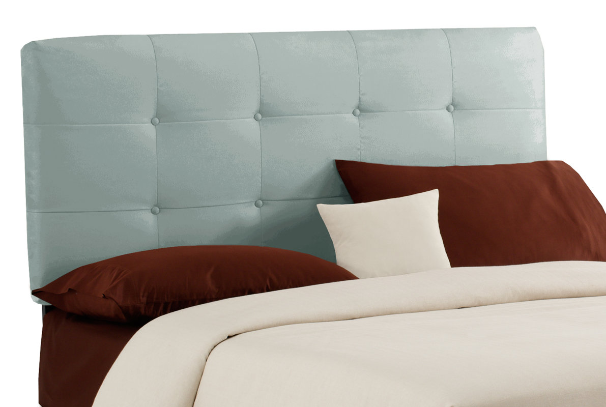 Alcott Hill Lenora Button Upholstered Panel Headboard & Reviews Wayfair