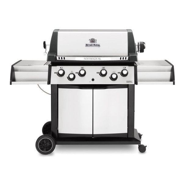 Sovereign XLS 4-Burner Gas Grill with Side Burner by Broil King