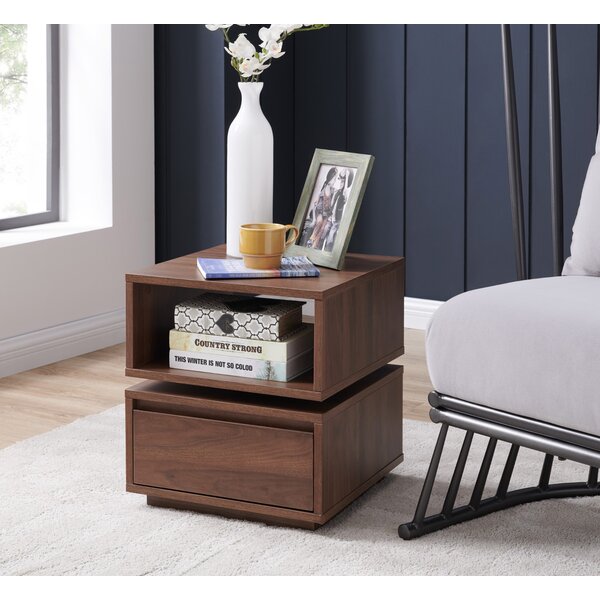 Seay End Table With Storage By Union Rustic