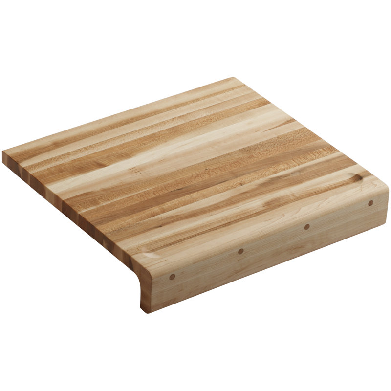 Kohler Hardwood 18" x 16" Countertop Cutting Board ...