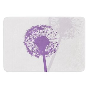 Dandelion by Monika Strigel Bath Mat