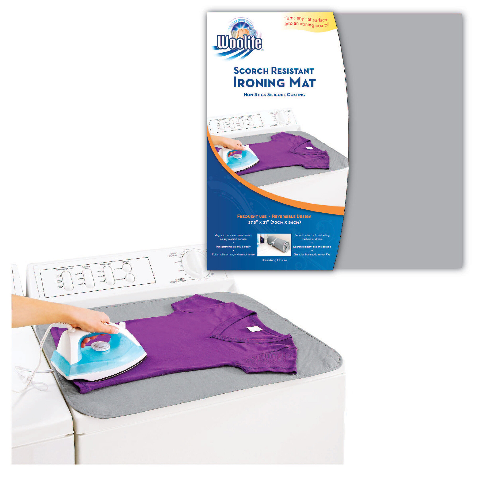 Woolite Reversible Silicone Ironing Mat Reviews Wayfair Ca