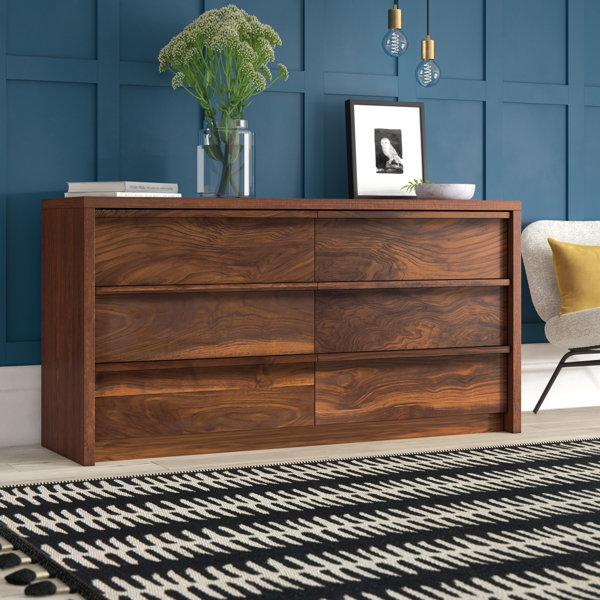 Best #1 Posner 6 Drawer Double Dresser By Mercury Row Today Only Sale