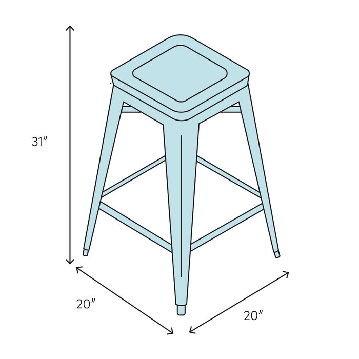 Trademark Global Dodge Garage 31 Swivel Bar Stool Wayfair