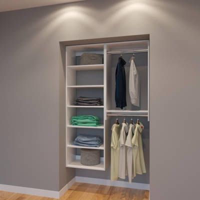 Rebrilliant Reeder 48 W Organizer Closet System Reviews Wayfair