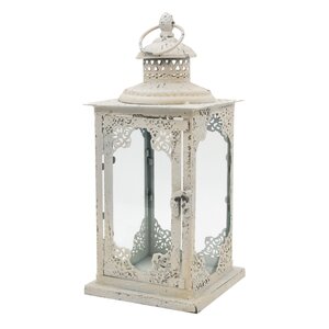 Metal and Glass Lantern