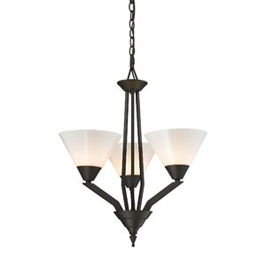 Abrielle 3-Light Shaded Chandelier