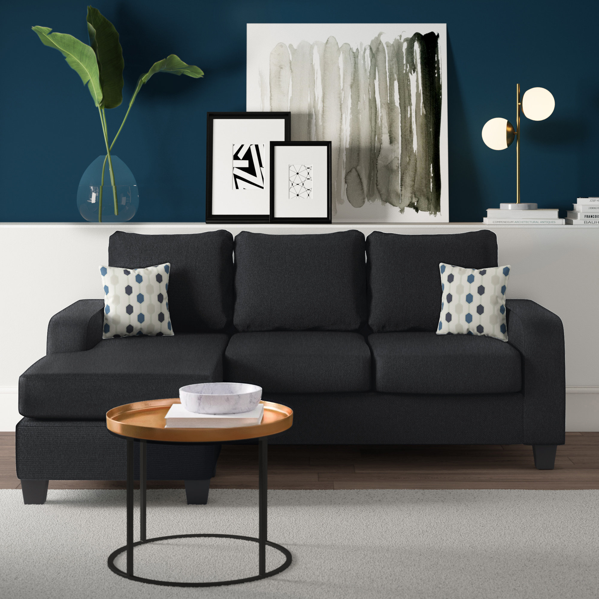Mercury Row Morpheus 82 Left Hand Facing Sectional Reviews