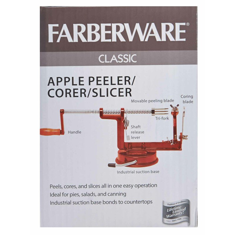 farberware apple peeler corer slicer