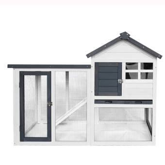 Tucker Murphy Pet Shirk Wood Small Animal Hutch With Feeder Wayfair