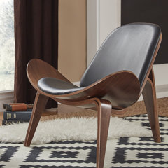 Faux Leather Slipper Accent Chairs You Ll Love In 2021 Wayfair
