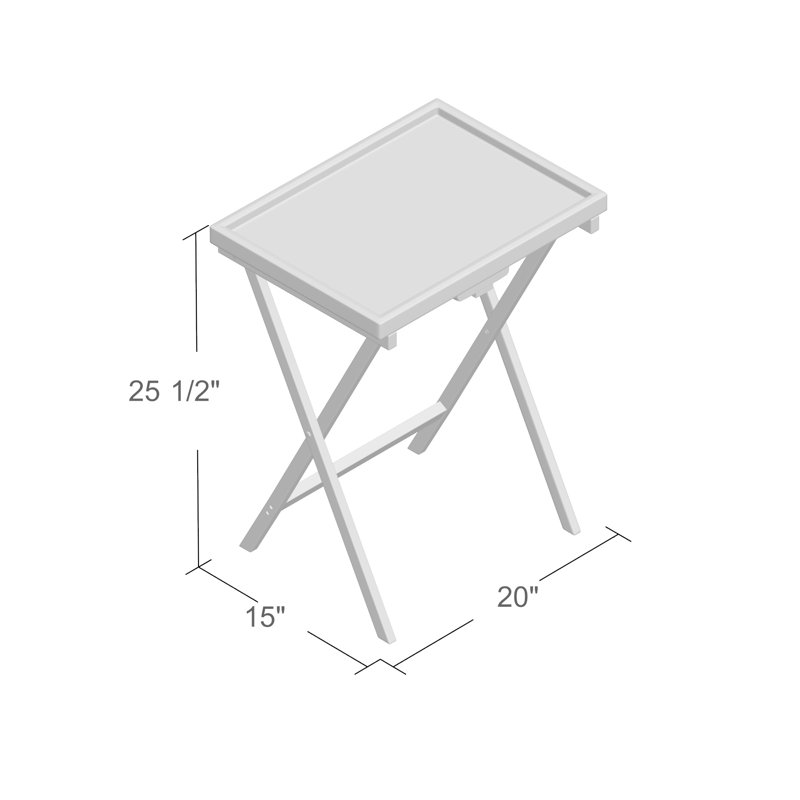 Ebern Designs Solomon Bamboo Snack Tv Tray Table Reviews Wayfair Solomon Bamboo Snack Tv Tray Table
