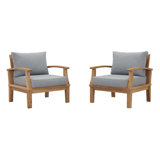 Farmhouse Rustic Armchair Patio Lounge Chairs Birch Lane