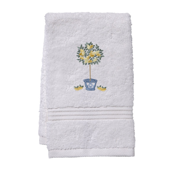 Charlton Home Bolick Lemon Topiary Tree Terry Cloth 100 Cotton