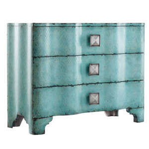 Melange Crackle 3 Drawer Chest