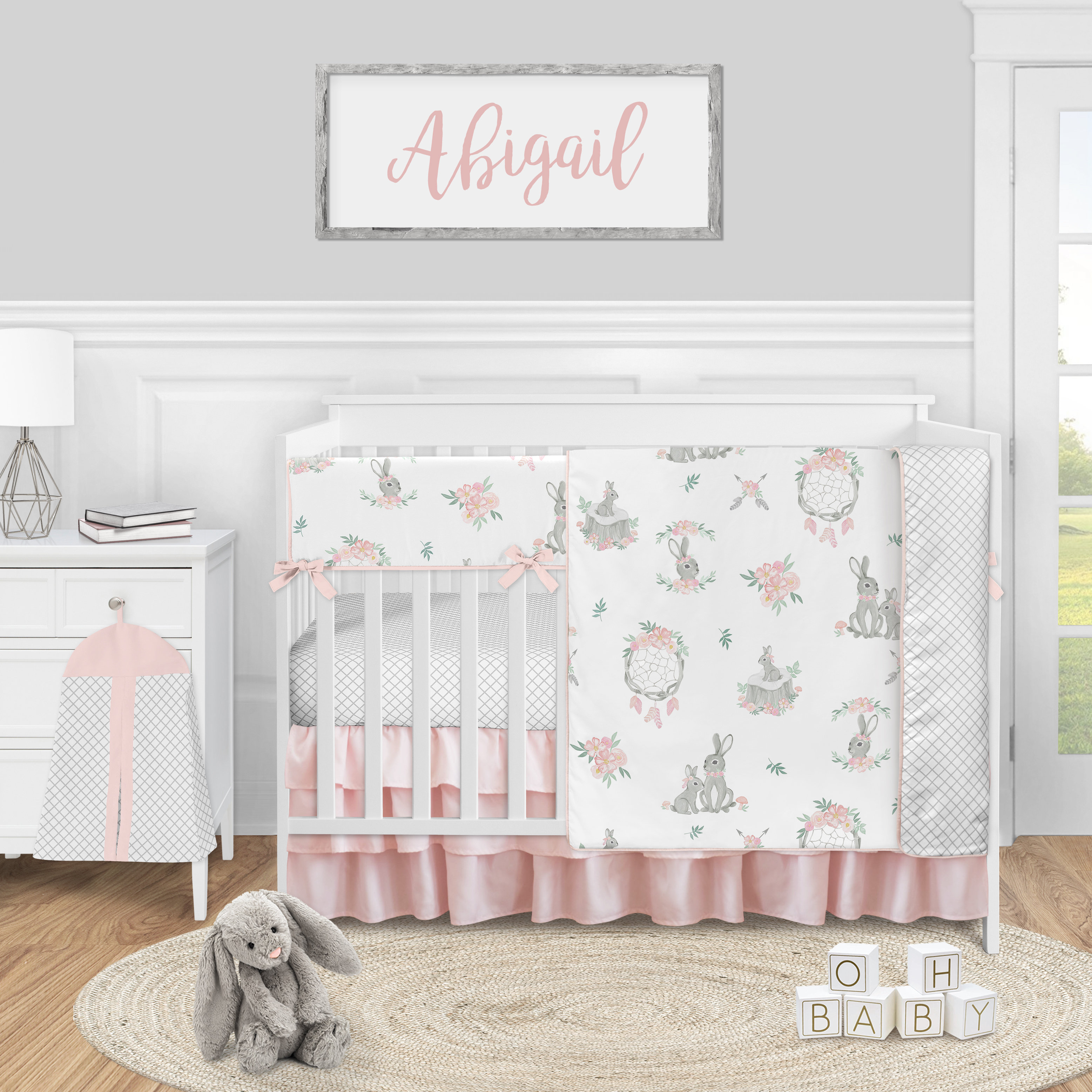 bunny crib bedding sets