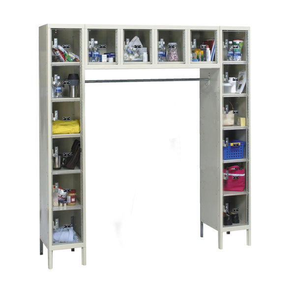 Safety-View 6 Tier 6 Wide Safety Lockers by Hallowell
