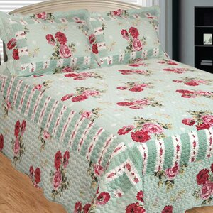 Russelliana Rest 3 Piece Reversible Quilt Set